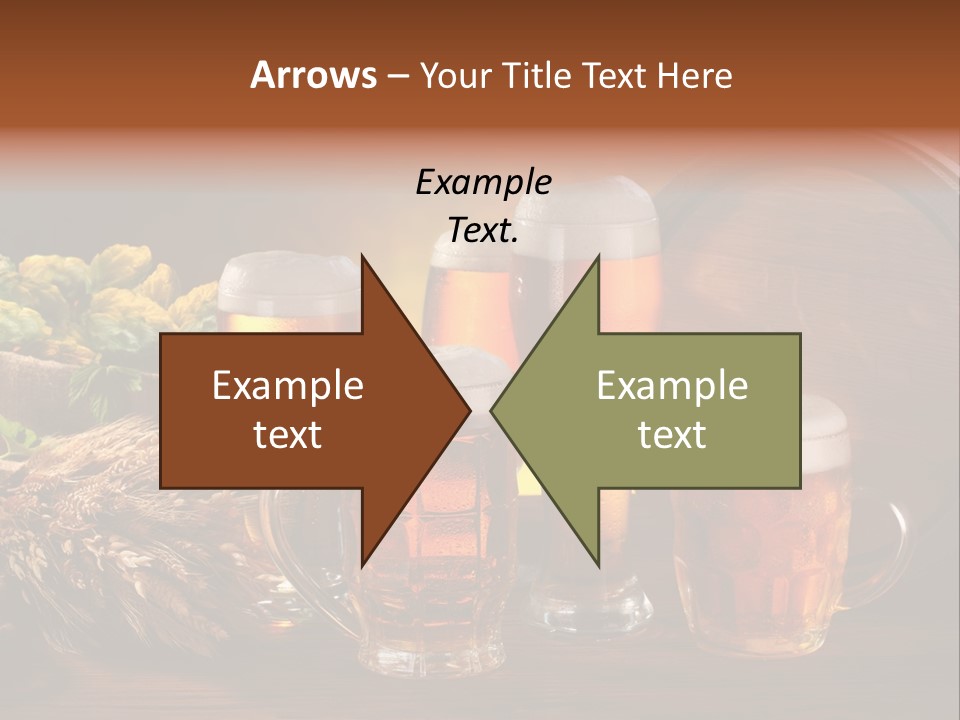 Mug Pub Hops PowerPoint Template