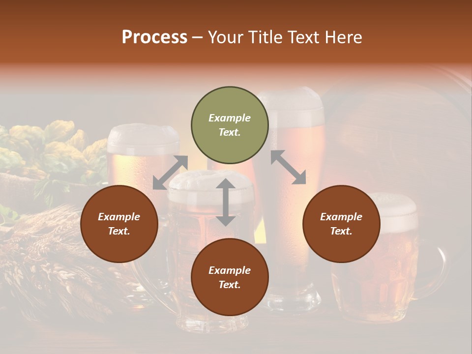 Mug Pub Hops PowerPoint Template