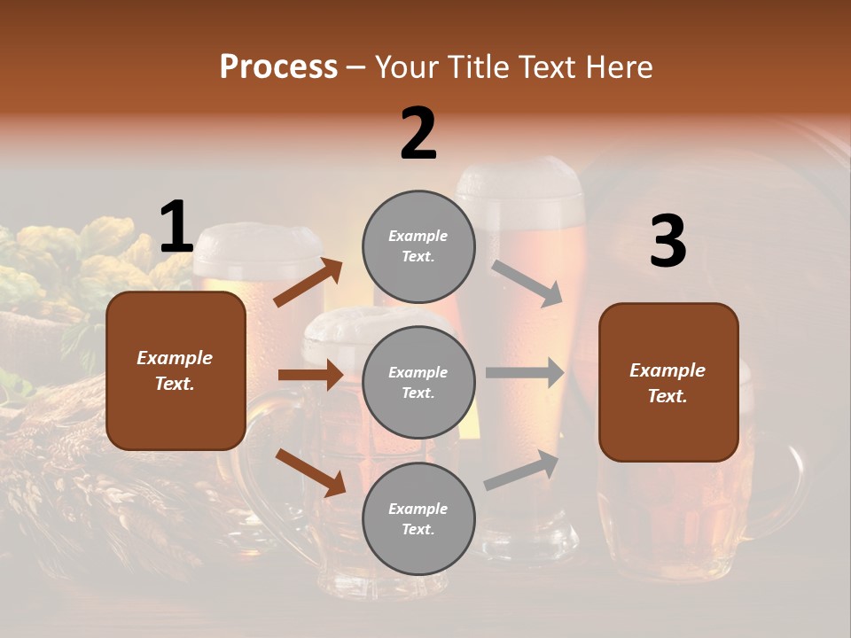 Mug Pub Hops PowerPoint Template