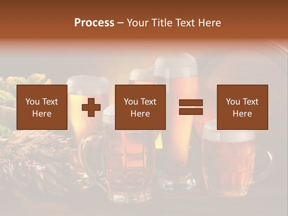Mug Pub Hops PowerPoint Template