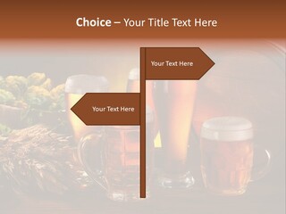 Mug Pub Hops PowerPoint Template