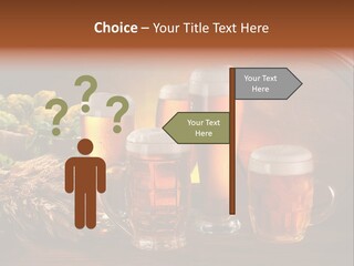 Mug Pub Hops PowerPoint Template