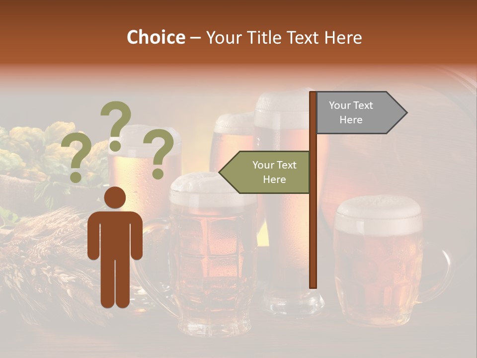 Mug Pub Hops PowerPoint Template