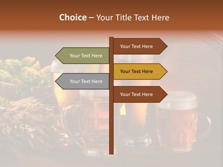 Mug Pub Hops PowerPoint Template