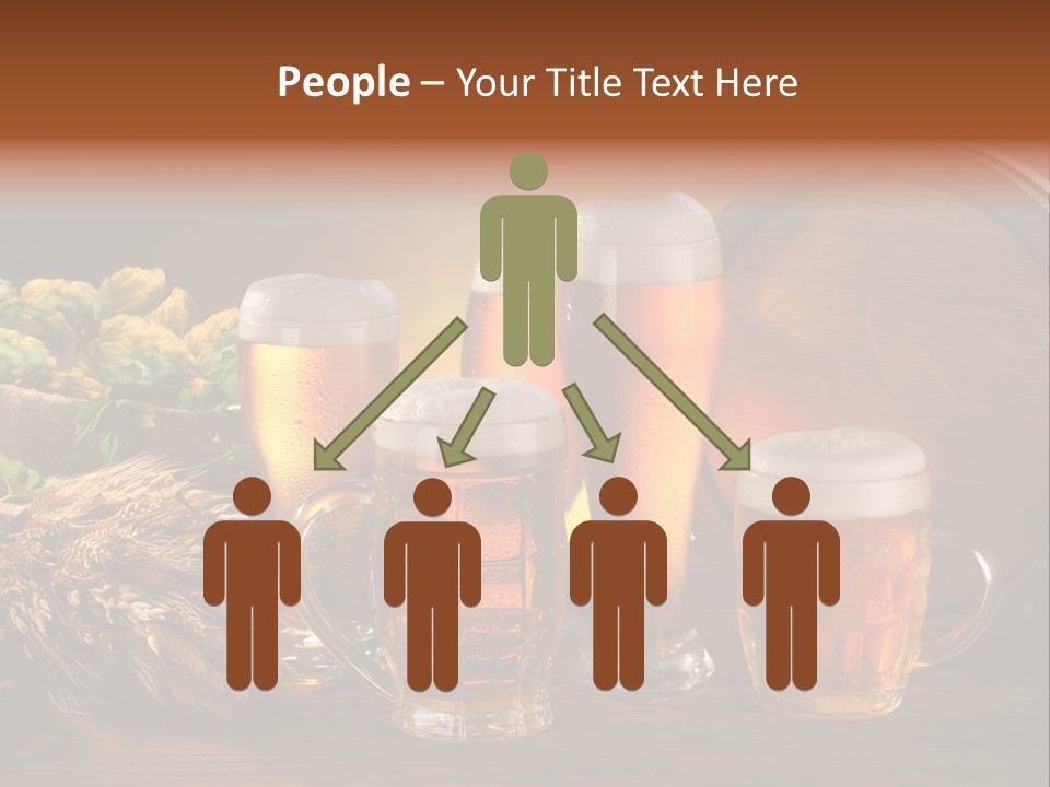 Mug Pub Hops PowerPoint Template