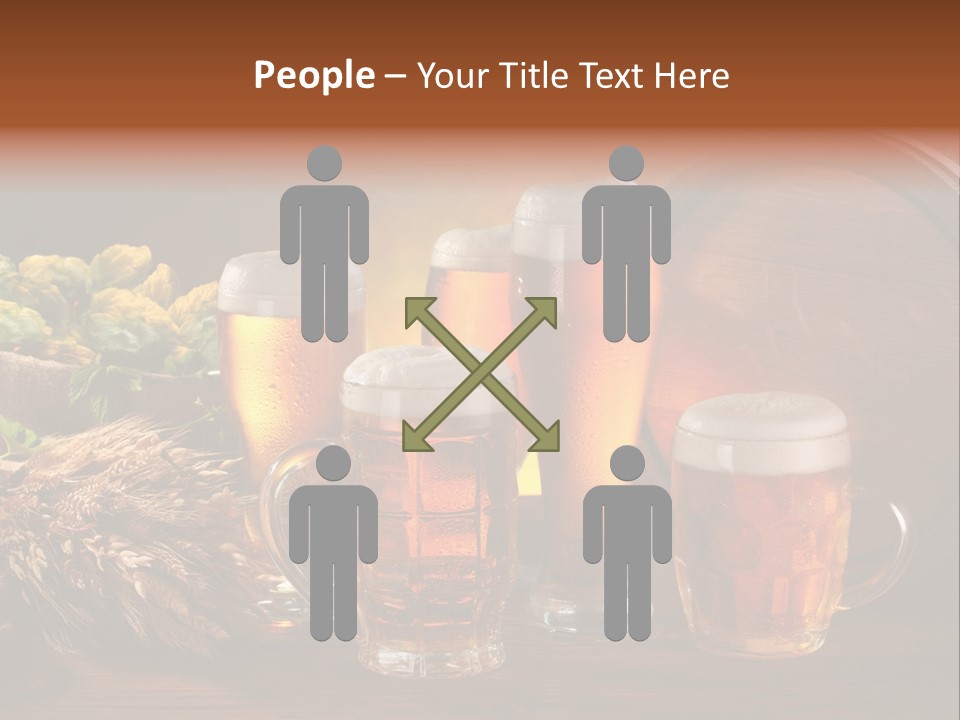 Mug Pub Hops PowerPoint Template