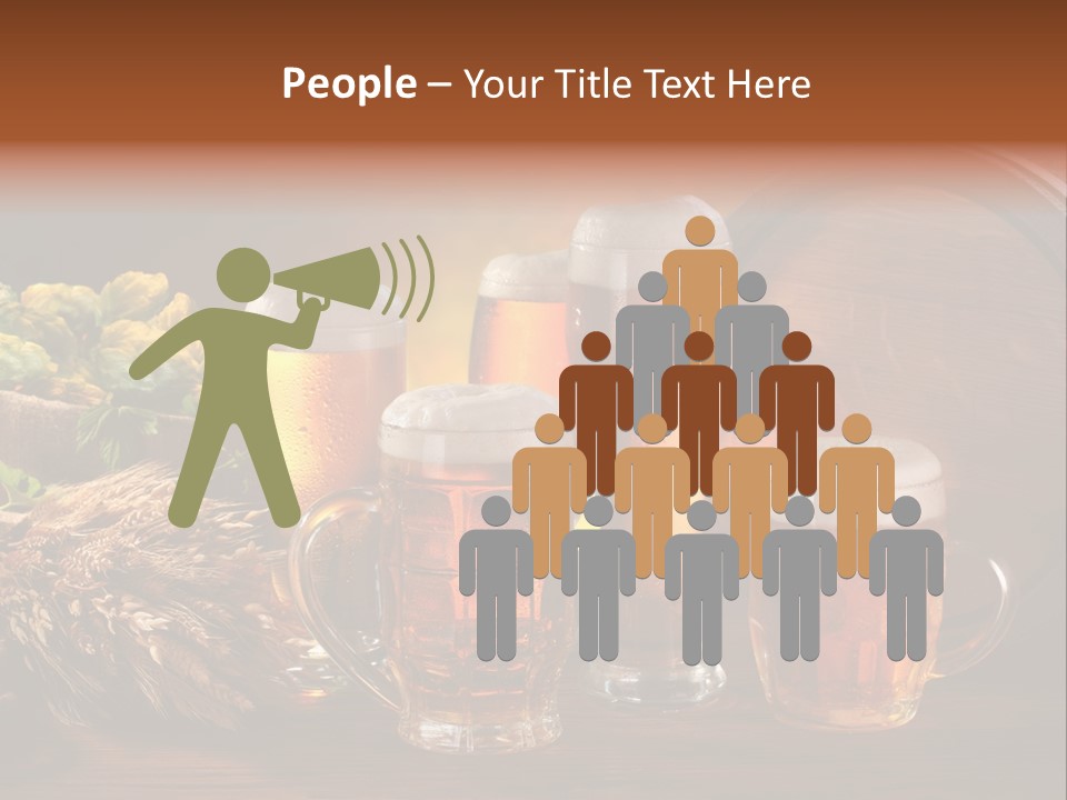 Mug Pub Hops PowerPoint Template