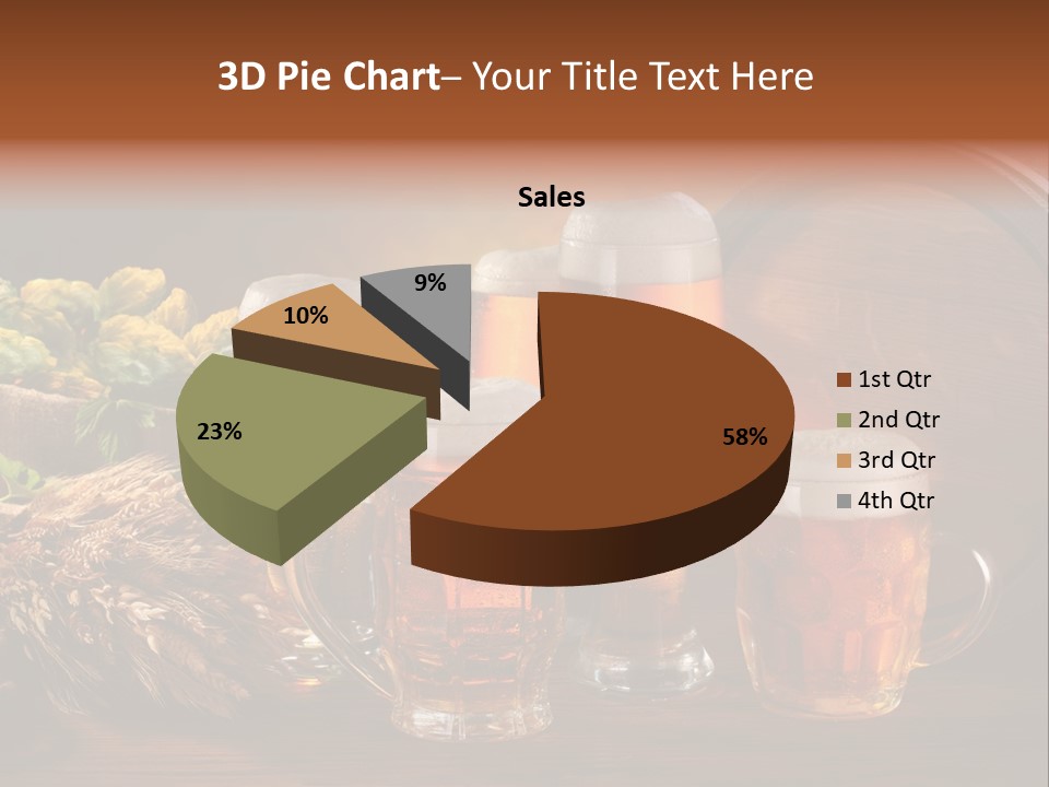 Mug Pub Hops PowerPoint Template