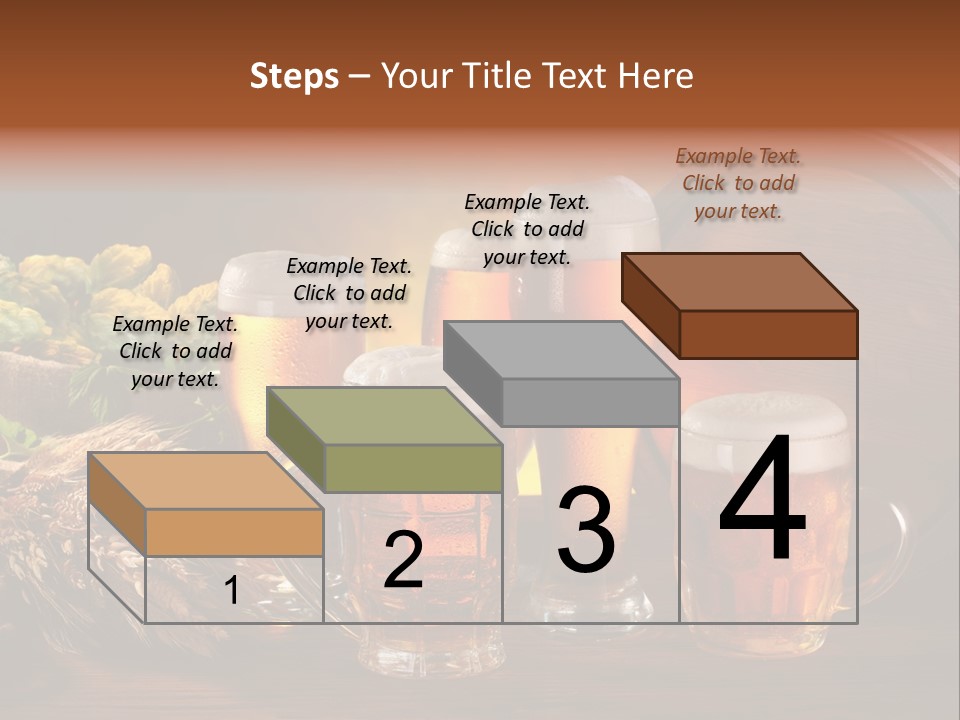 Mug Pub Hops PowerPoint Template