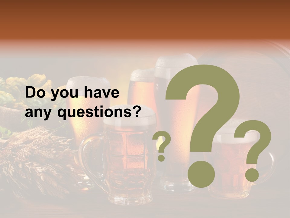 Mug Pub Hops PowerPoint Template