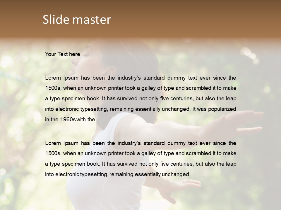 Happy Positive Relax PowerPoint Template