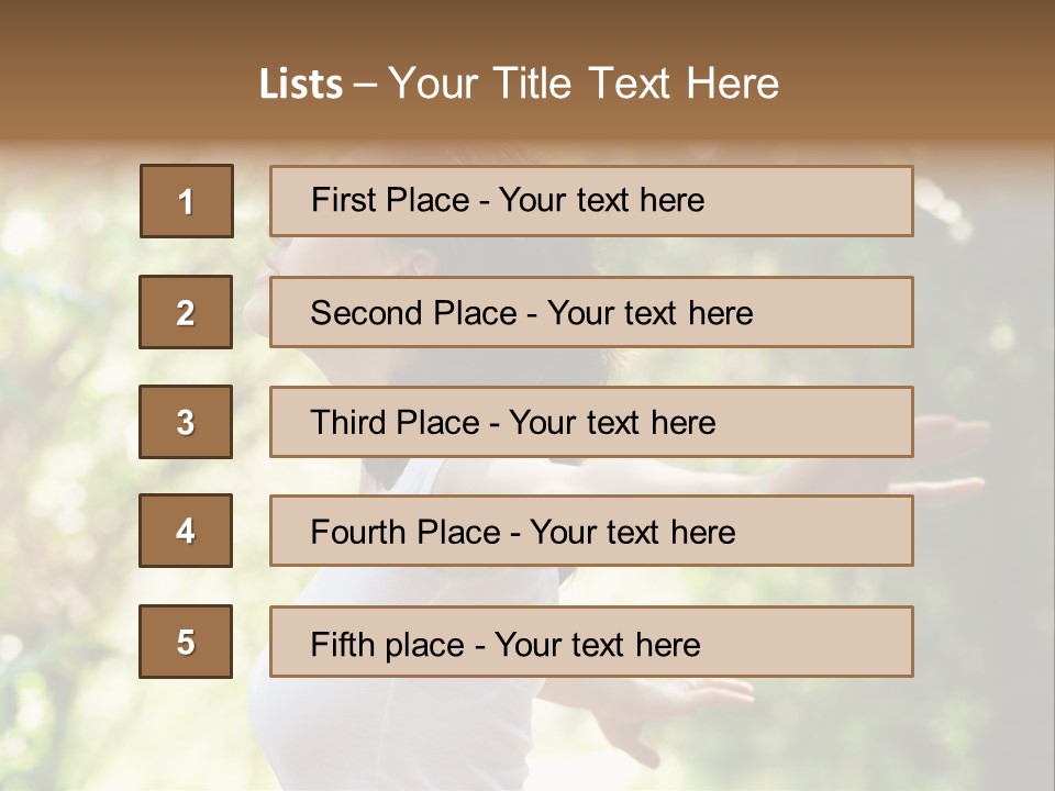 Happy Positive Relax PowerPoint Template