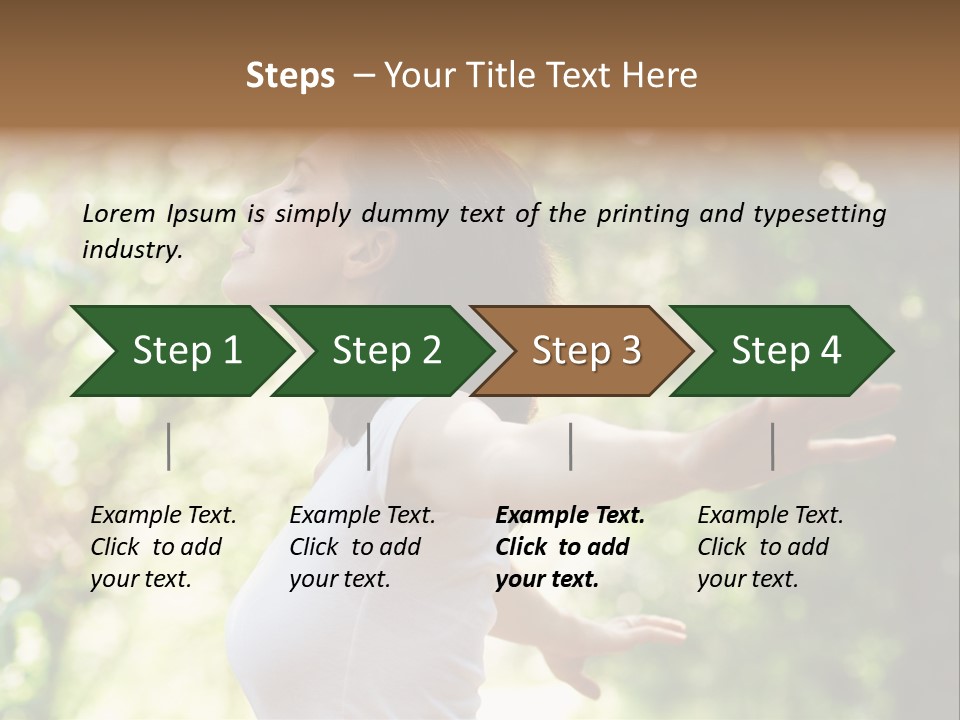 Happy Positive Relax PowerPoint Template
