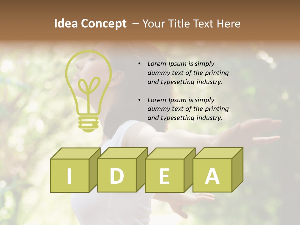 Happy Positive Relax PowerPoint Template