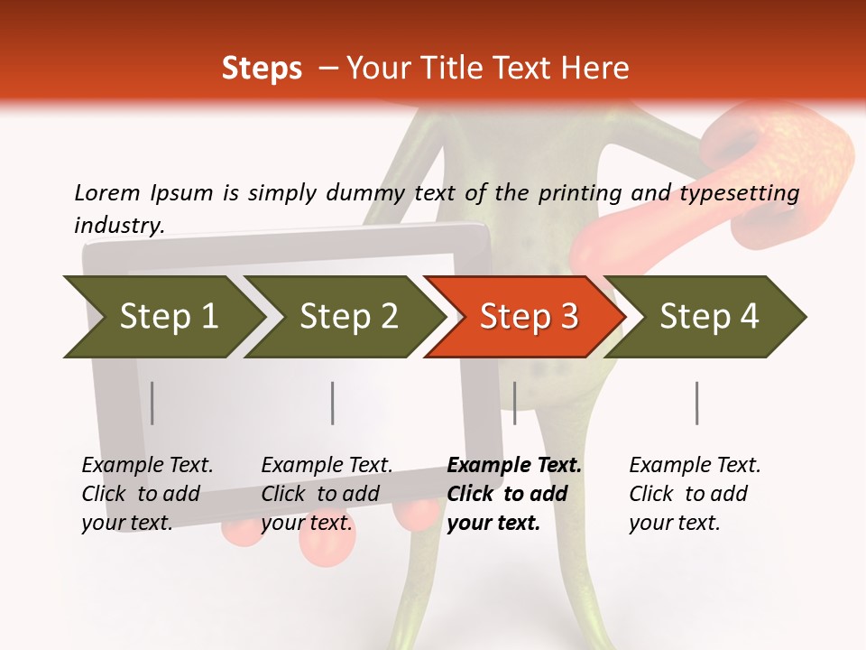 Aqua Closeup Eye PowerPoint Template