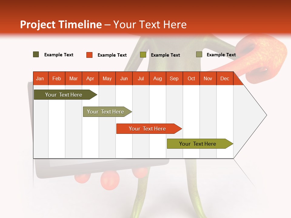 Aqua Closeup Eye PowerPoint Template