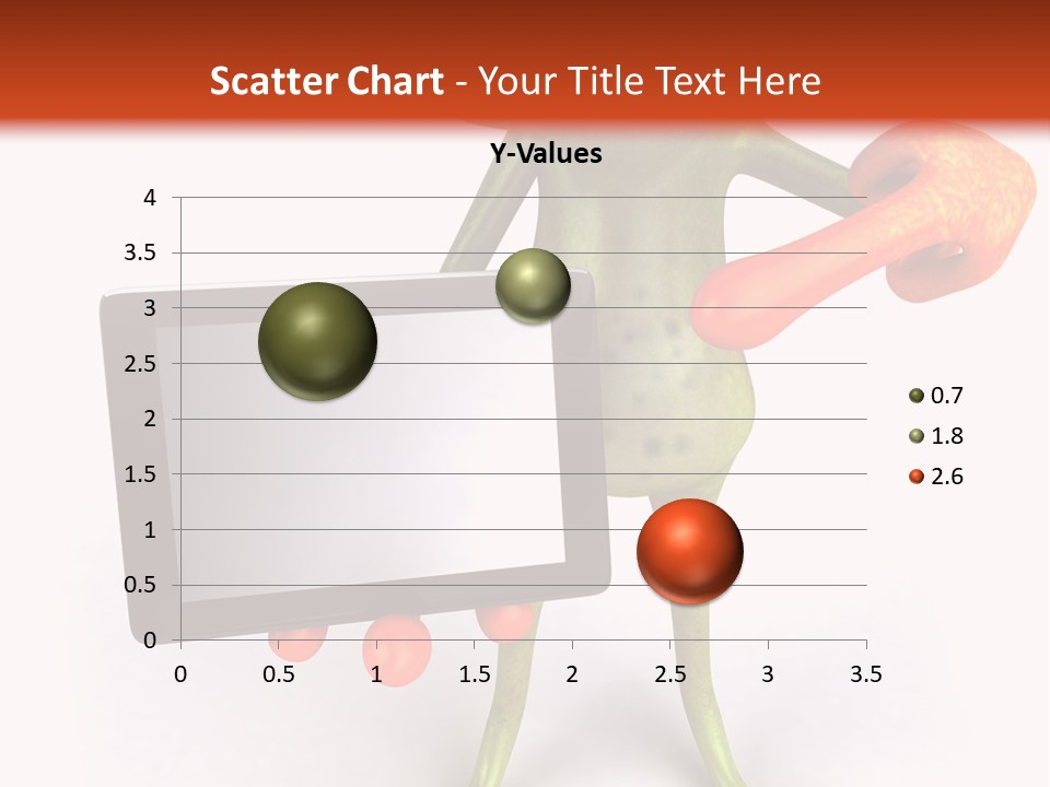 Aqua Closeup Eye PowerPoint Template