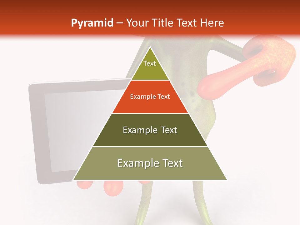 Aqua Closeup Eye PowerPoint Template