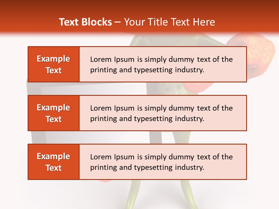 Aqua Closeup Eye PowerPoint Template