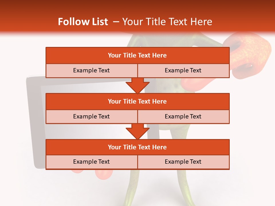 Aqua Closeup Eye PowerPoint Template