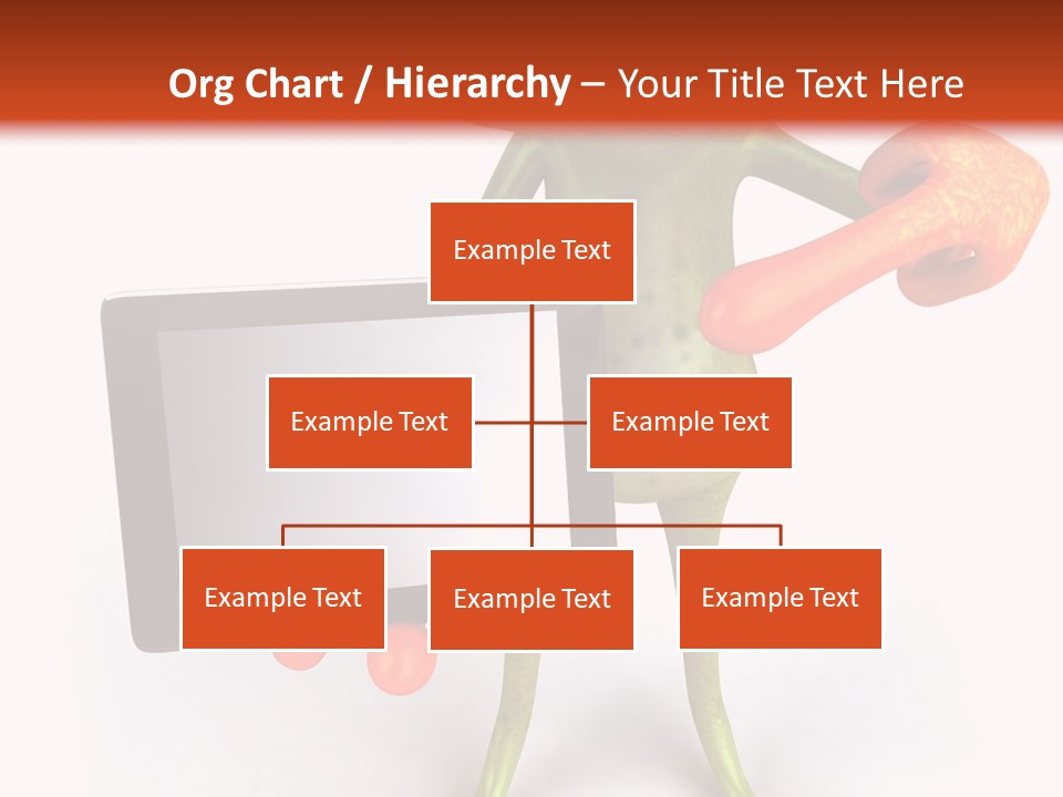 Aqua Closeup Eye PowerPoint Template
