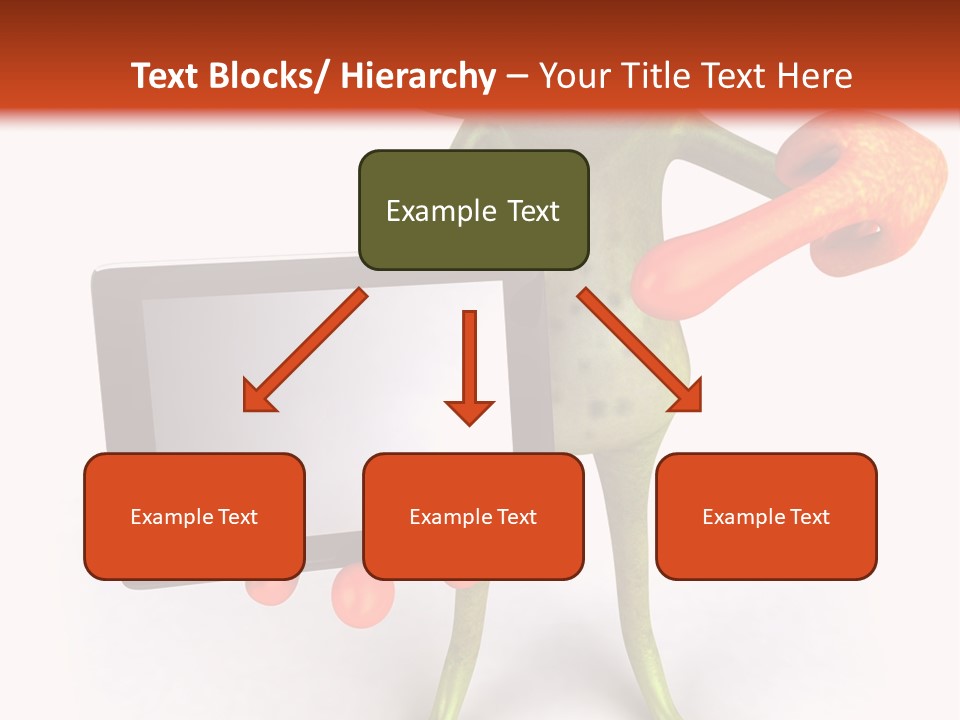 Aqua Closeup Eye PowerPoint Template