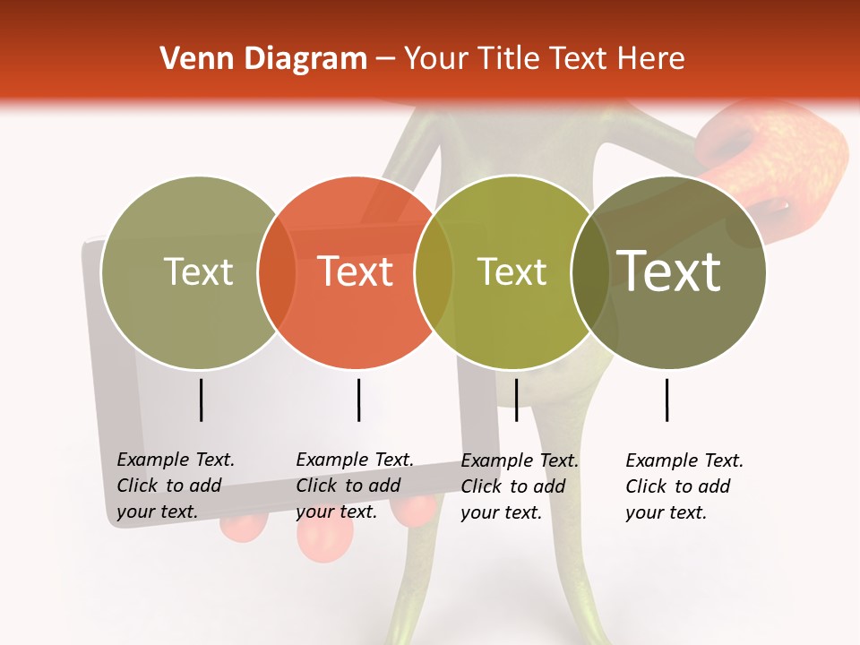 Aqua Closeup Eye PowerPoint Template