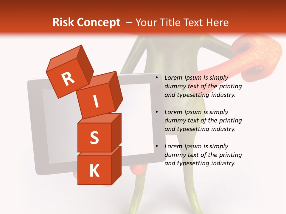 Aqua Closeup Eye PowerPoint Template