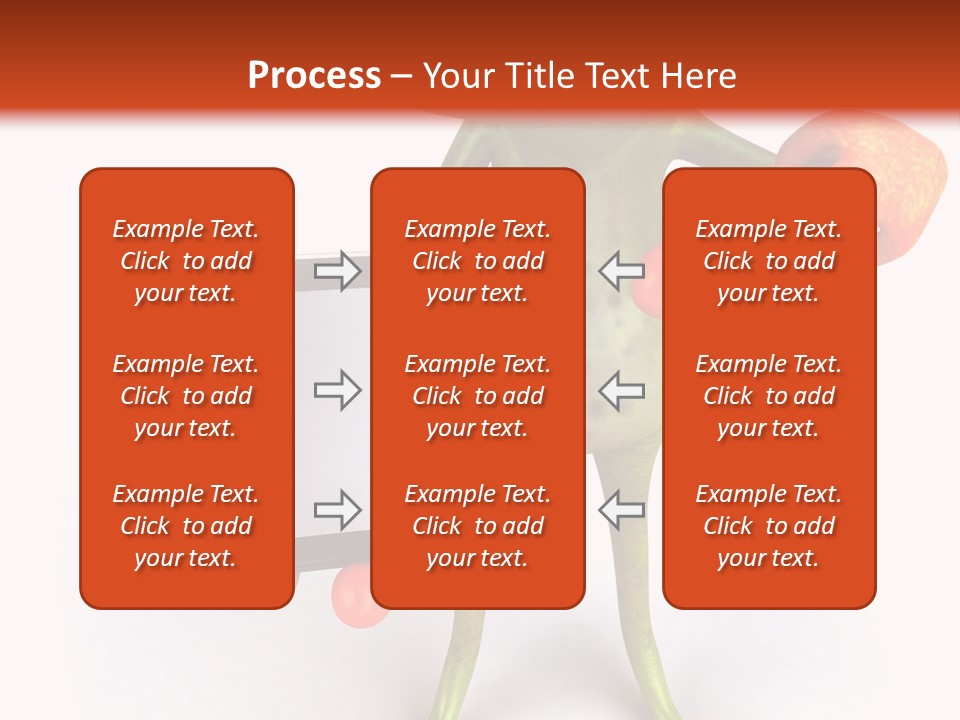 Aqua Closeup Eye PowerPoint Template