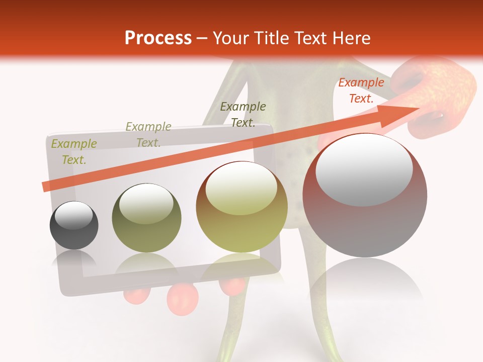 Aqua Closeup Eye PowerPoint Template