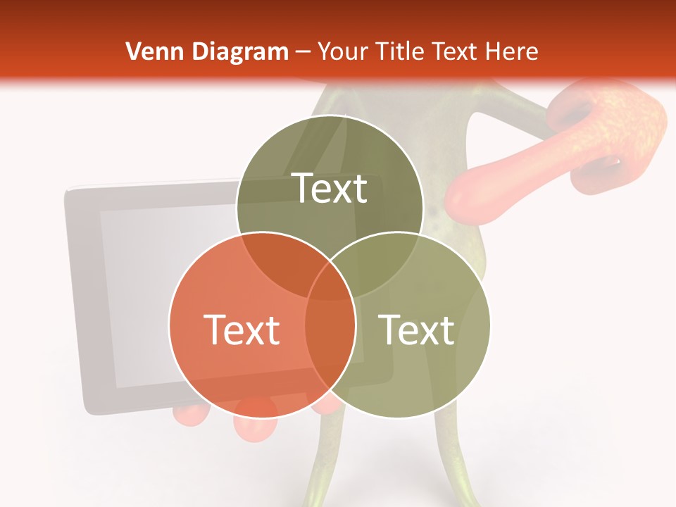 Aqua Closeup Eye PowerPoint Template