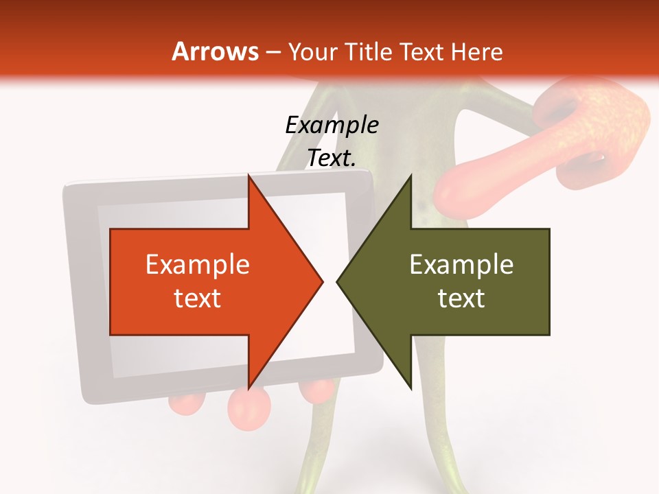 Aqua Closeup Eye PowerPoint Template