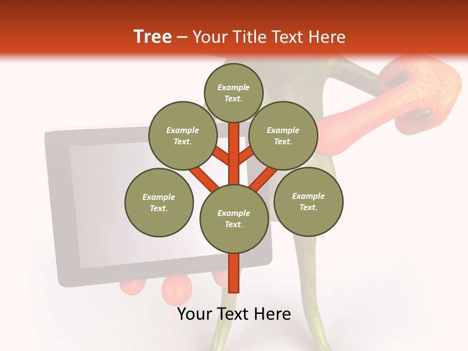 Aqua Closeup Eye PowerPoint Template