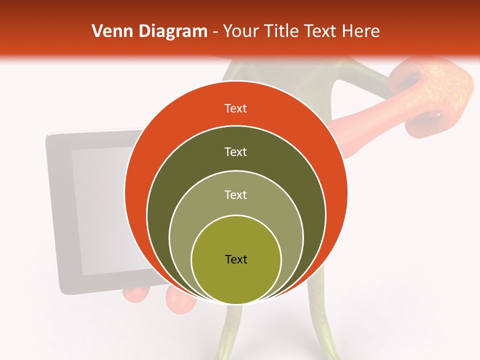 Aqua Closeup Eye PowerPoint Template