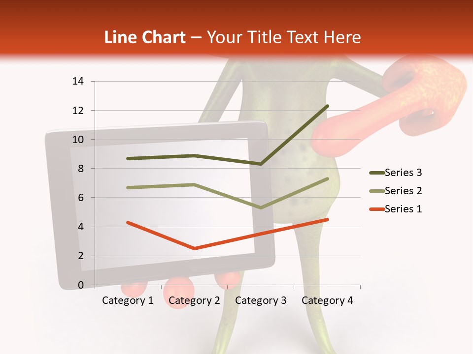 Aqua Closeup Eye PowerPoint Template