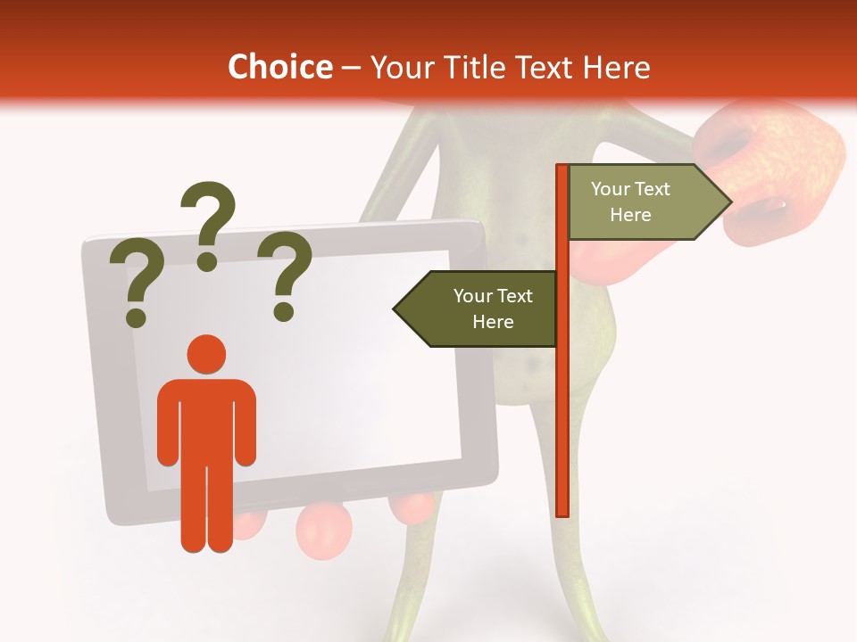 Aqua Closeup Eye PowerPoint Template