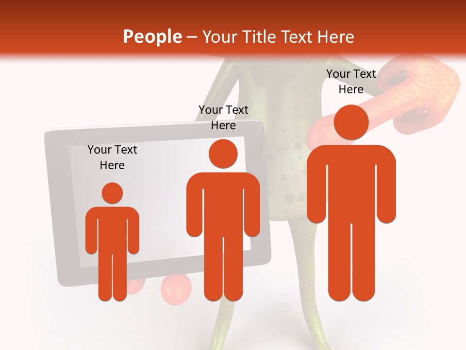 Aqua Closeup Eye PowerPoint Template