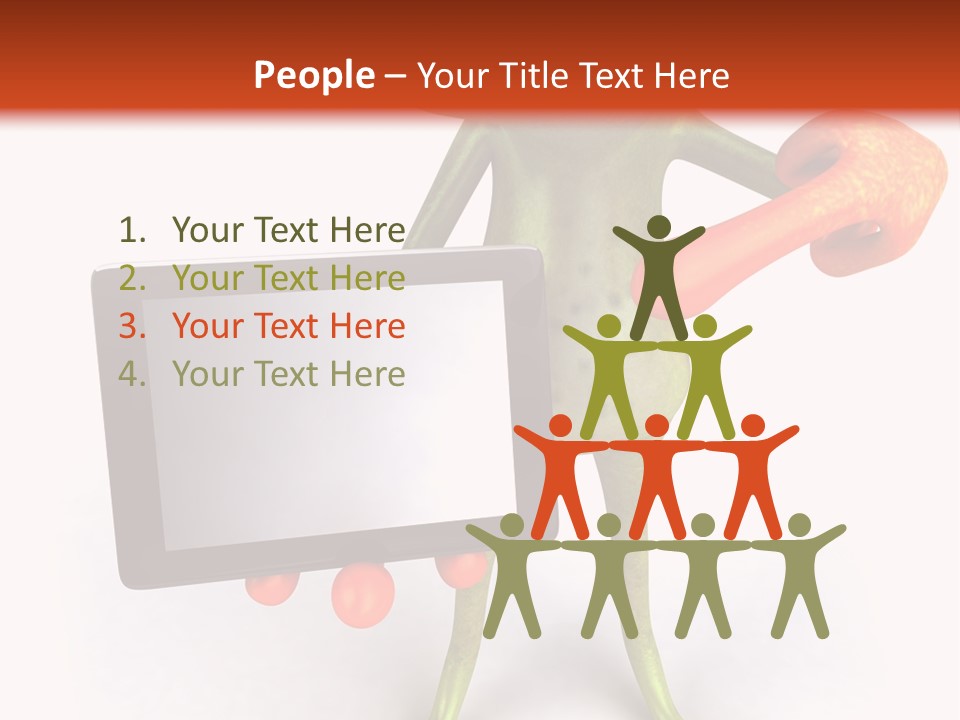 Aqua Closeup Eye PowerPoint Template