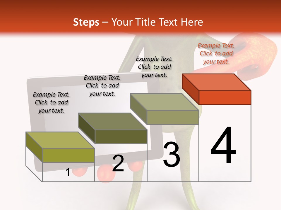 Aqua Closeup Eye PowerPoint Template