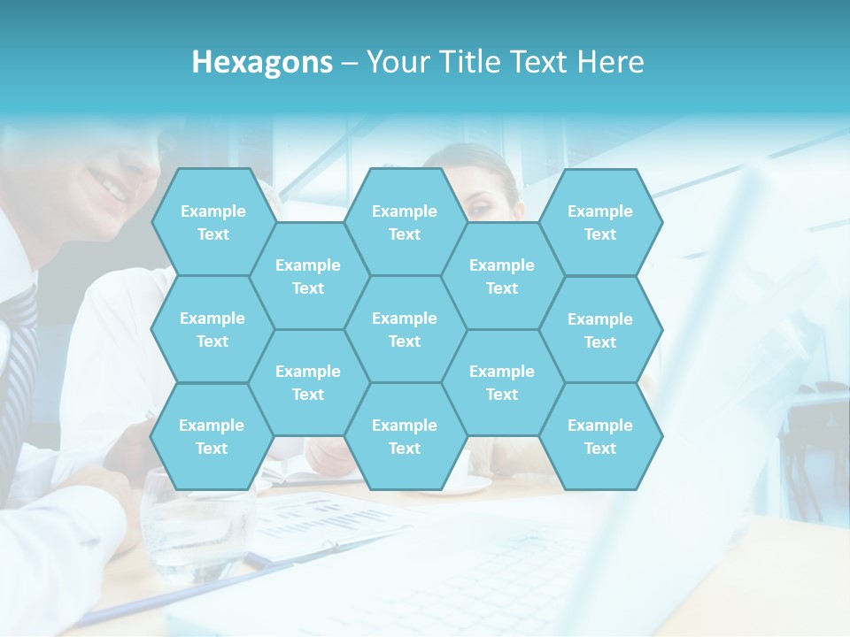 Laptop Executive Aged PowerPoint Template