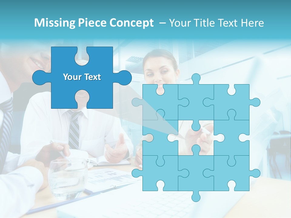 Laptop Executive Aged PowerPoint Template