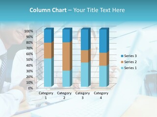 Laptop Executive Aged PowerPoint Template