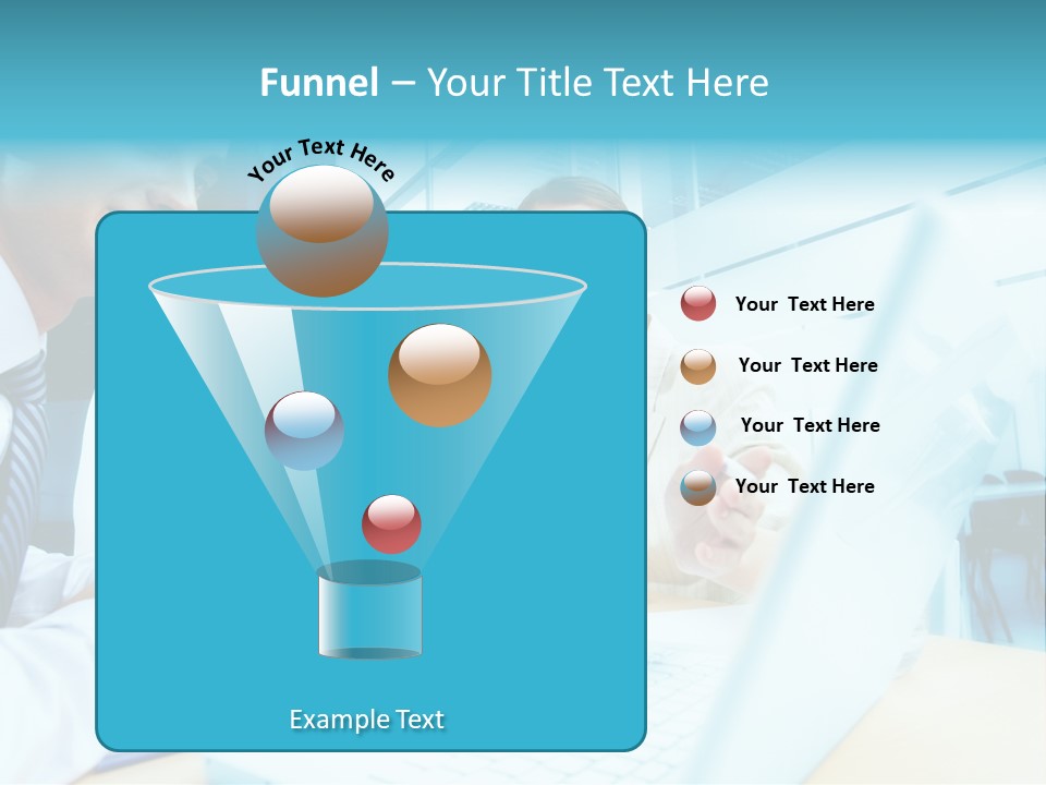 Laptop Executive Aged PowerPoint Template