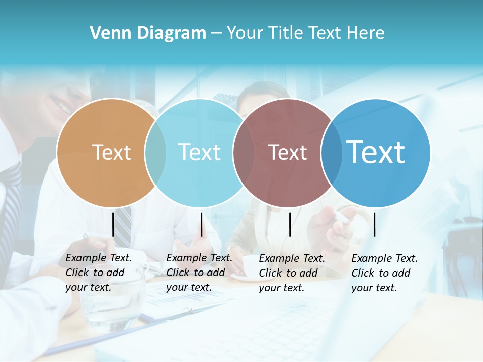 Laptop Executive Aged PowerPoint Template
