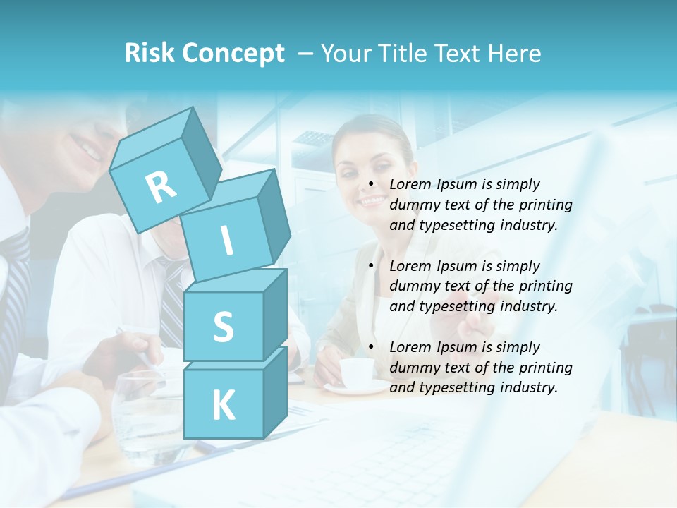 Laptop Executive Aged PowerPoint Template