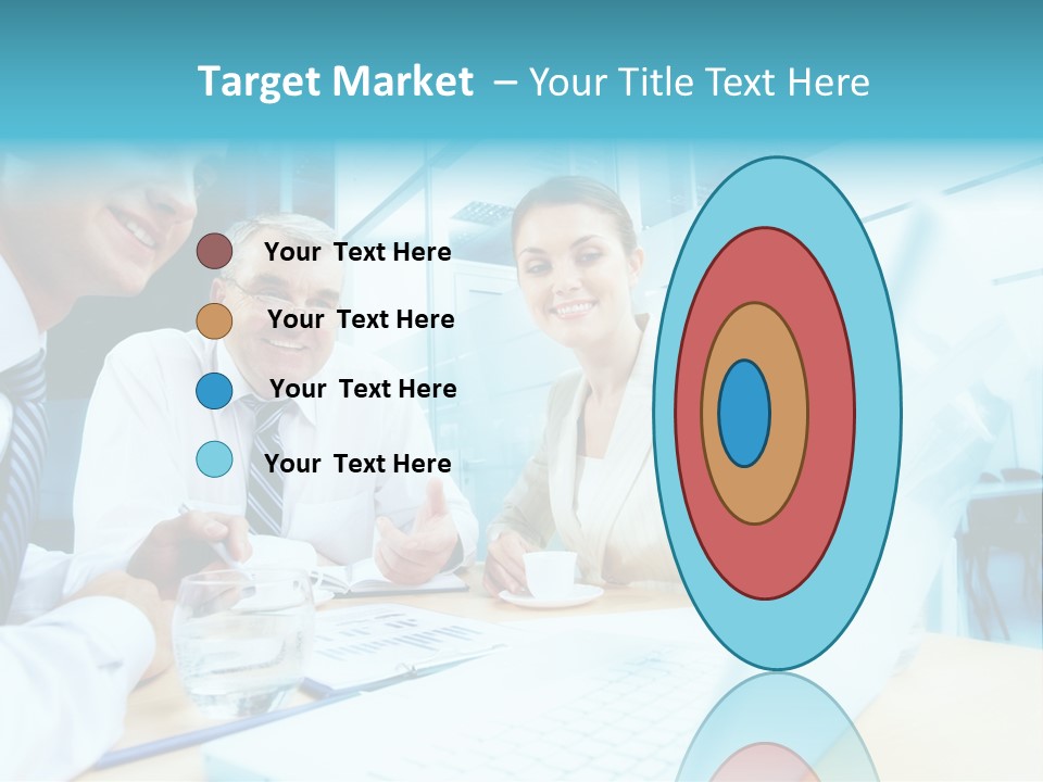 Laptop Executive Aged PowerPoint Template