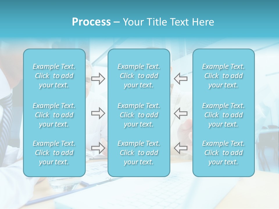 Laptop Executive Aged PowerPoint Template