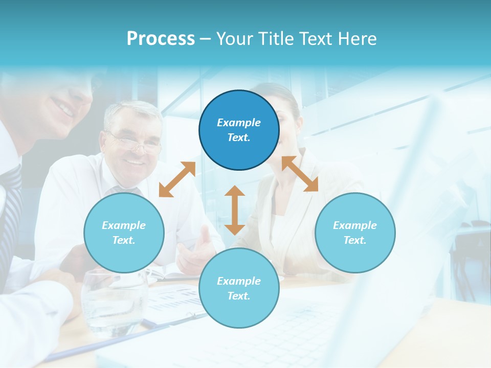 Laptop Executive Aged PowerPoint Template
