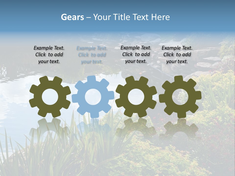 Red Formal Plant PowerPoint Template