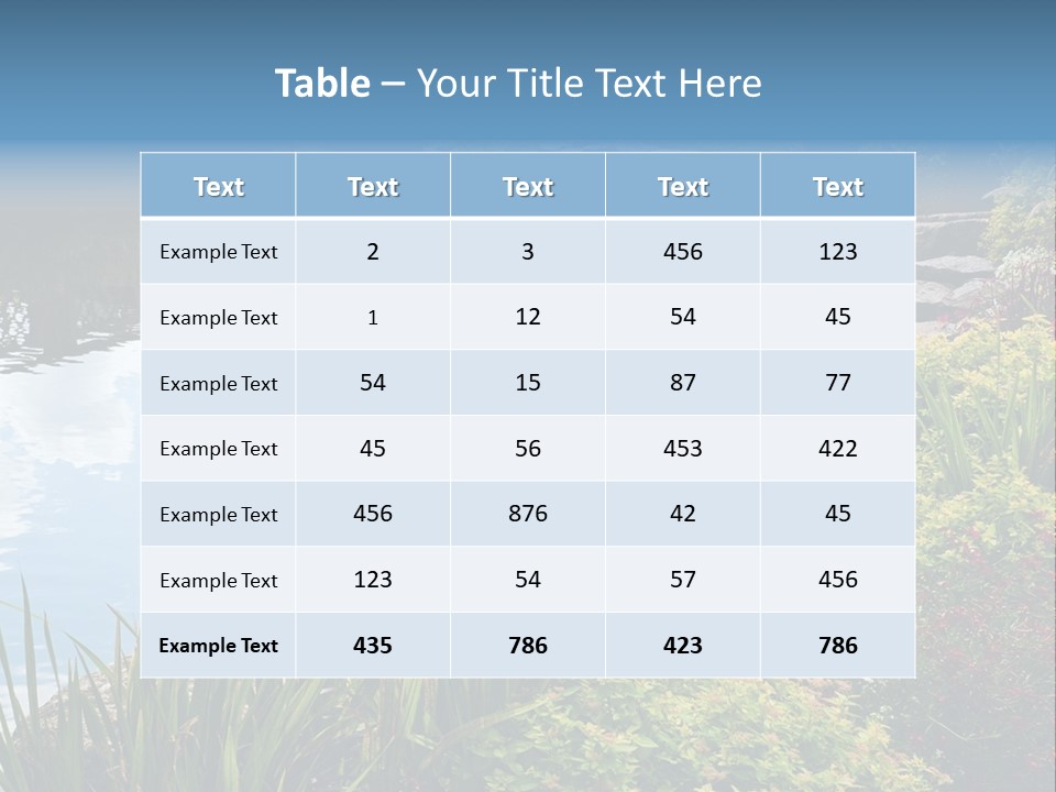 Red Formal Plant PowerPoint Template